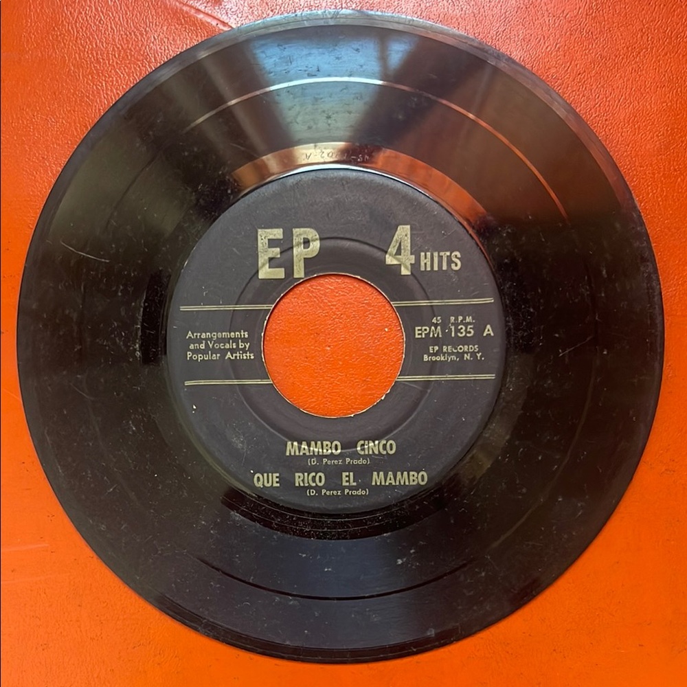 Vintage Vinyl Record - 45 rpm Perez Prado